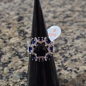 Bomb Party RG79822 "Kept The Crown" Sapphire September Sz 6